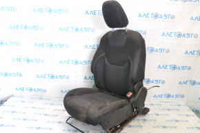 Passenger seat Jeep Cherokee KL 14-18 without airbag, mechanical, cloth black, for dry cleaning