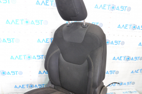 Passenger seat Jeep Cherokee KL 14-18 without airbag, mechanical, cloth black, for dry cleaning