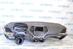 Torpedo front panel with AIRBAG Jeep Cherokee KL 14-23 black, scratches