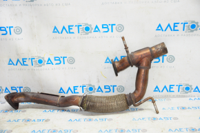 Right intake pipe Jeep Cherokee KL 14-18 3.2 corrugated pipe torn