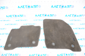 Set of floor mats for Lincoln MKX 16-cloth brown, dry cleanable