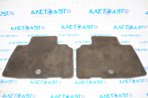Set of floor mats for Lincoln MKX 16-cloth brown, dry cleanable