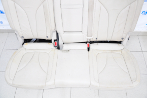 Rear row of seats 2 row Lincoln MKX 16-16 leather, beige, dry cleanable