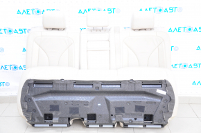 Rear row of seats 2 row Lincoln MKX 16-16 leather, beige, dry cleanable