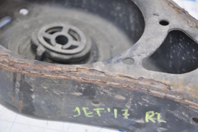 Lower arm under spring rear left VW Jetta 11-18 USA rusty, cracked silent