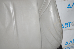 Driver's seat Toyota Avalon 13-14 with airbag, electric, heated, gray leather, cracks on leather, dry cleaning