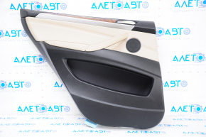 Door trim card rear left BMW X5 E70 07-13 black, beige trim