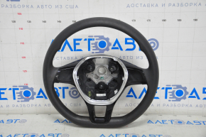 Naked steering wheel VW Jetta 15-16 USA rubber black, butt