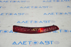 Rear bumper reflector left VW Jetta 15-18 USA scratch