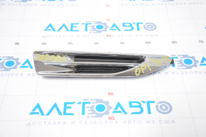 Front right wing molding Kia Optima 16-18 worn chrome