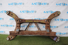 Rear subframe Mazda 6 13-17 rusty, 1 ear dented, 3 ribs torn, 1 rib cracked