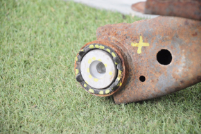 Rear subframe Mazda 6 13-17 rusty, 1 ear dented, 3 ribs torn, 1 rib cracked