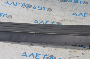 Upper bumper trim Jeep Compass 11-16 black, scratch