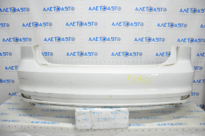 Bare rear bumper VW Jetta 15-18 USA white, scratches