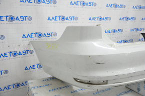 Bare rear bumper VW Jetta 15-18 USA white, scratches