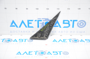 Wing molding triangle left Hyundai Sonata 11-15 matte worn