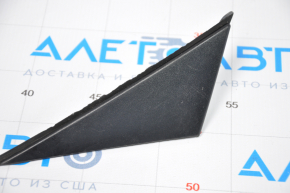 Wing molding triangle left Hyundai Sonata 11-15 matte worn