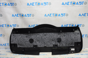 Jeep Compass 11-16 black tailgate trim, broken crepe, worn