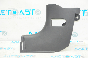 Front pillar trim lower left Jeep Compass 11-16 black, rubbed