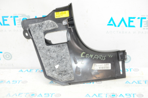 Front pillar trim lower left Jeep Compass 11-16 black, rubbed