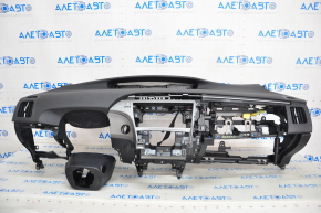 Dashboard front panel with AIRBAG Toyota Prius 30 10-13 black