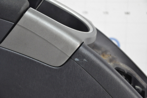 Central console armrest and cup holder Toyota Prius 30 12-15 rest, black, scratches