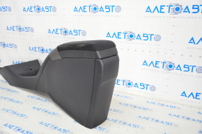 Central console armrest and cup holder Toyota Prius 30 12-15 rest, black, scratches
