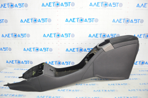 Central console armrest and cup holder Toyota Prius 30 12-15 rest, black, scratches