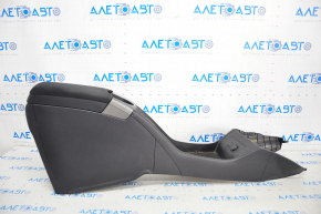 Central console armrest and cup holder Toyota Prius 30 12-15 rest, black, scratches