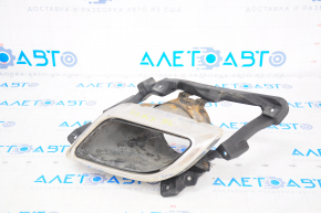Muffler tip left Lincoln MKX 16-18 chrome with bracket