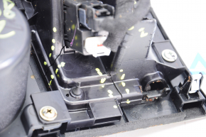 Center console trim with cup holders Nissan Murano z52 15-17 prerest gray, broken pocket, scratches