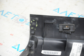 Door sill trim left Jeep Compass 11-16 black, broken fastener, scratches