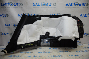 Arch trim left Jeep Compass 11-16 black, broken fastener, scratches