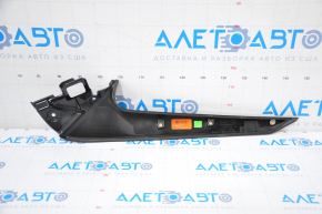 Right tailgate spoiler for Lexus RX350 RX450h 16-22 gloss black