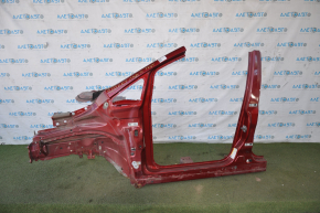 Front left quarter Ford C-max MK2 13-18 red, with central pillar, rusty, painted, pokes