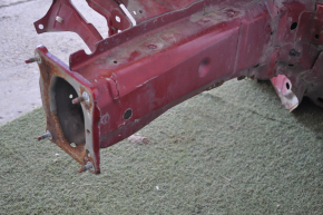 Front right quarter Ford C-max MK2 13-18 red, with central pillar, painted, pokes, rusty