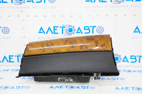 BMW X5 E70 10-13 glove compartment assembly, black, light wood insert