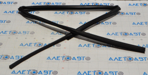 Rear left window seal for Mitsubishi Outlander 14-22