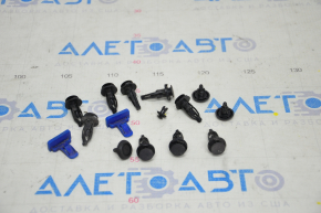 Front bumper clips Toyota Prius 30 13-15 incomplete