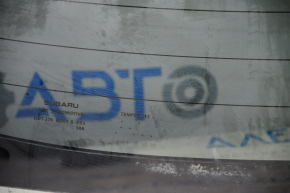 Rear glass of the trunk door Subaru Outback 15-19 scratches, tinting