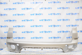 Rear bumper bare BMW X5 E70 11-13 rest, for parking sensors, silver