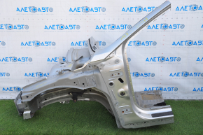 Front quarter left Lincoln MKZ 13-20 silver
