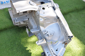 Front quarter left Lincoln MKZ 13-20 silver