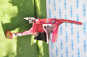 Front right quarter Fiat 500X 16-22 red