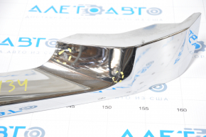 Molding rear bumper Chrysler 300 11-14 pre-rest chrome broken fasteners, crack, swollen chrome, sawed