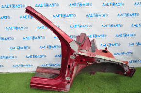 Front right quarter Kia Optima 11-16 red