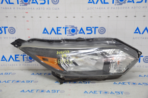 Headlight front right bare Honda HR-V 16-18 halogen, break crepe, crack, for polishing
