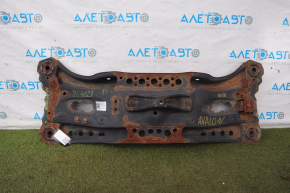 Rear subframe Toyota Avalon 13-18 rusty, 2 S/B torn
