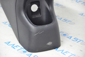 Central console armrest and cup holders Honda HR-V 16-22 leather black, scratches
