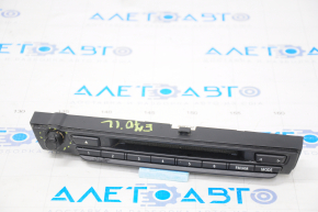 Control panel CD Radio BMW X5 E70 07-13 broken fasteners, button defect